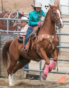 Gracie Beth and Bing Roping